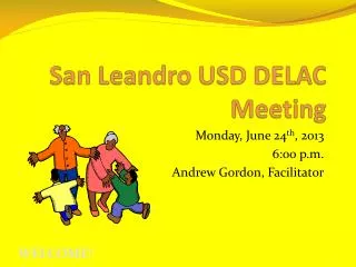San Leandro USD DELAC Meeting
