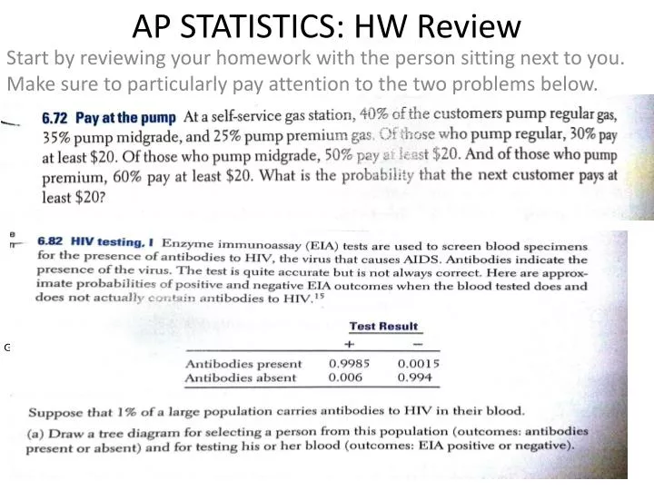 ap statistics hw review