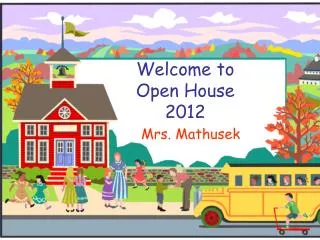 Welcome to Open House 2012