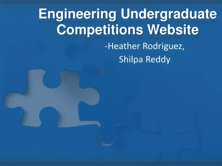 engineering undergraduate competitions website