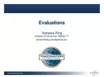 Evaluations - slide 1