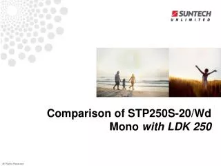 Comparison of STP250S-20/Wd Mono with LDK 250