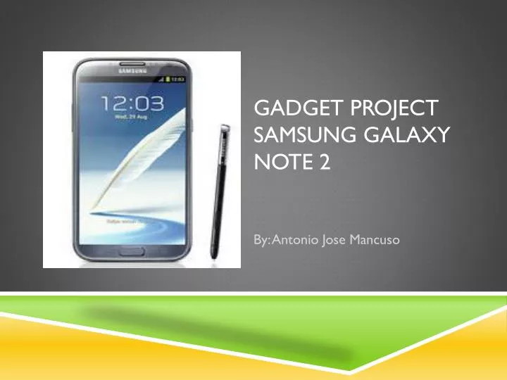 gadget project samsung galaxy note 2