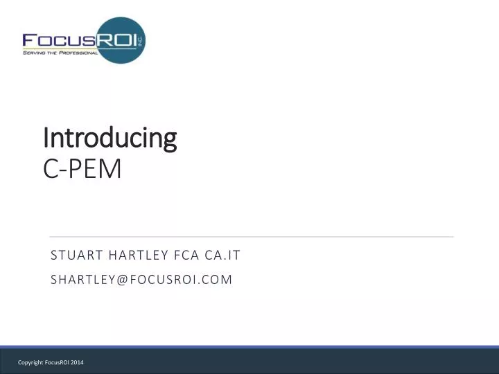 introducing c pem
