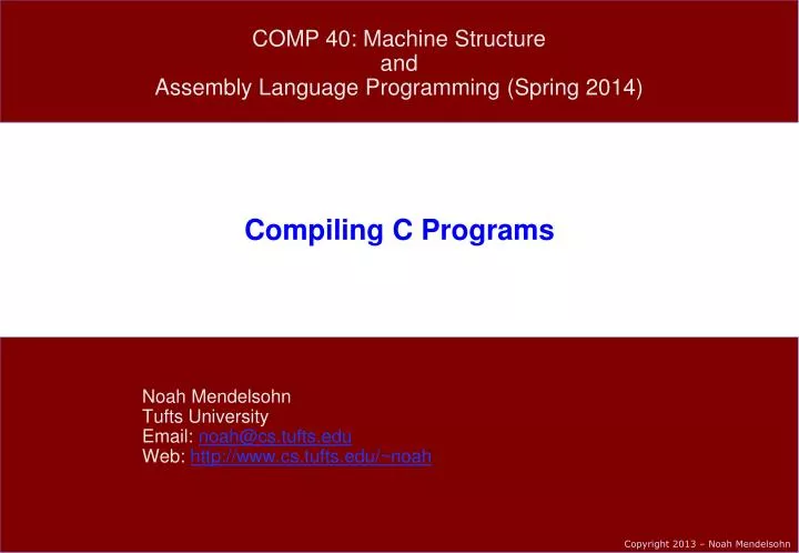 compiling c programs