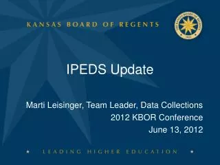IPEDS Update