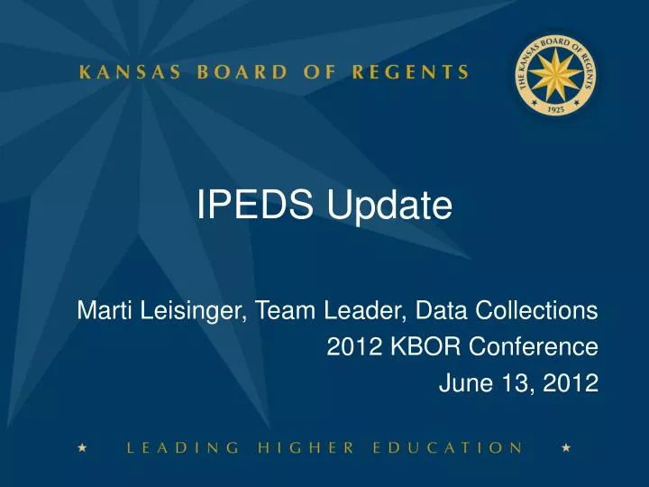 ipeds update