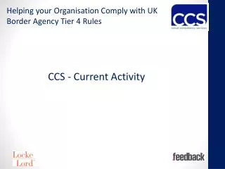 CCS - Current Activity