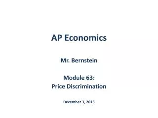 AP Economics