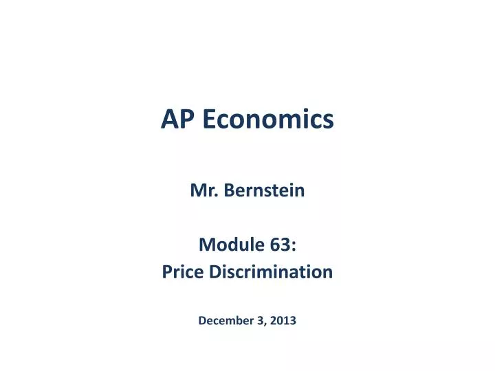 ap economics