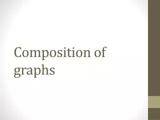 Composition of graphs