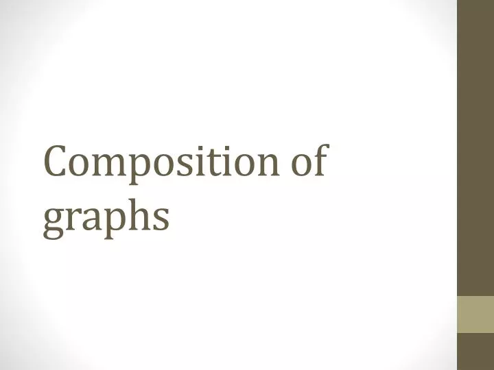 composition of graphs