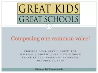 Composing one common voice!