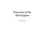 Computer Science MS Program Overview at UNC - slide 1