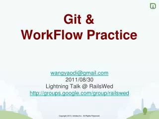 Git &amp; Work Flow Practice