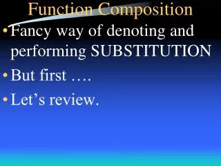 Function Composition