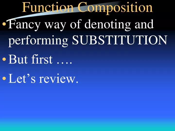 function composition