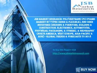 JSB Market Research: Polyurethane (PU) Foams Market