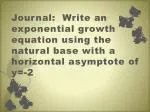 Exponential Growth and Compound Interest Calculations for Savings Accounts - slide 1