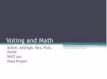 Voting and Math - slide 1