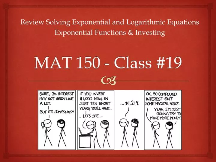 mat 150 class 19