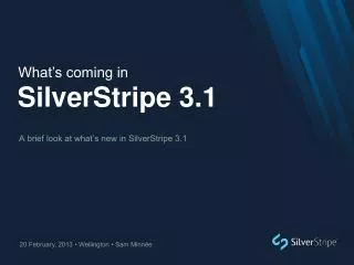 SilverStripe 3.1