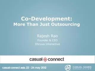 Co-Development: More Than Just Outsourcing