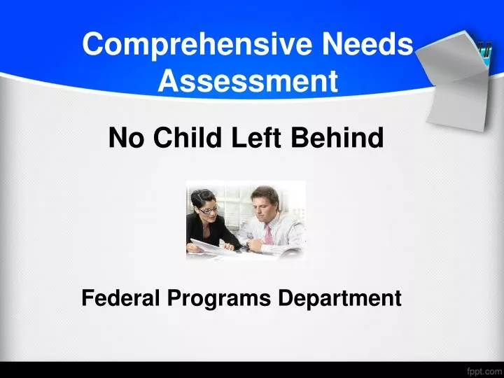 comprehensive needs assessment