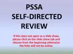 Self-Directed PSSA Review for Math Concepts - slide 1