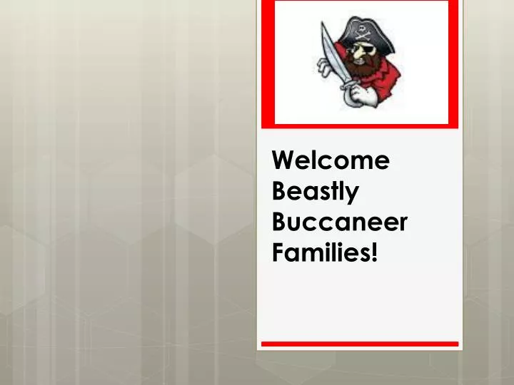 welcome beastly buccaneer families