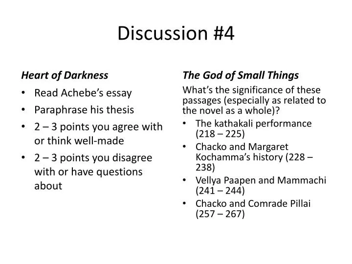discussion 4
