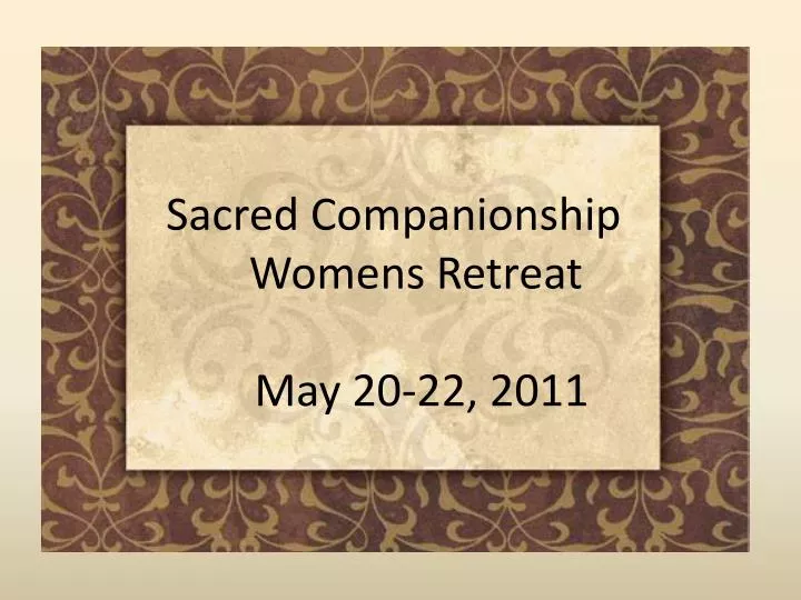 sacred companionship vvc womens retreat