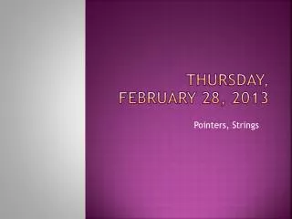 Thursday, February 28, 2013
