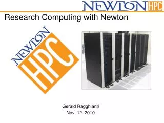 Research Computing with Newton
