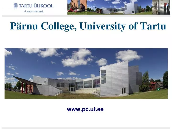 p rnu college university of tartu