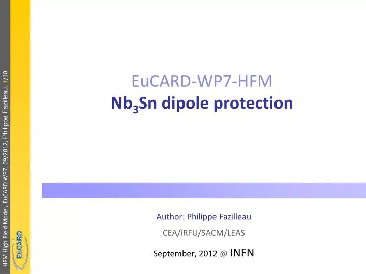 eucard wp7 hfm nb 3 sn dipole protection
