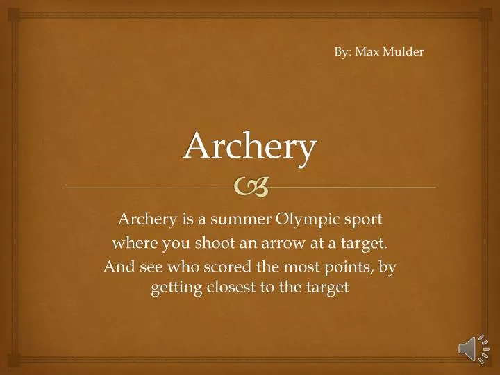 archery