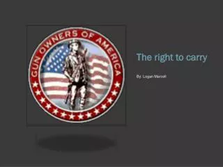 The right to carry