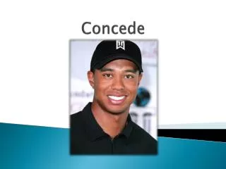 concede