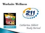 Worksite Wellness - slide 1