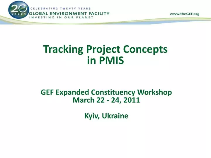 tracking project concepts in pmis