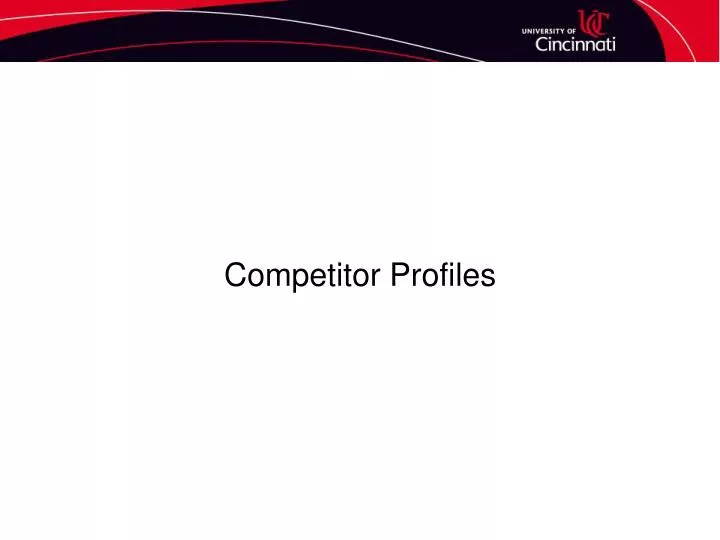 competitor profiles