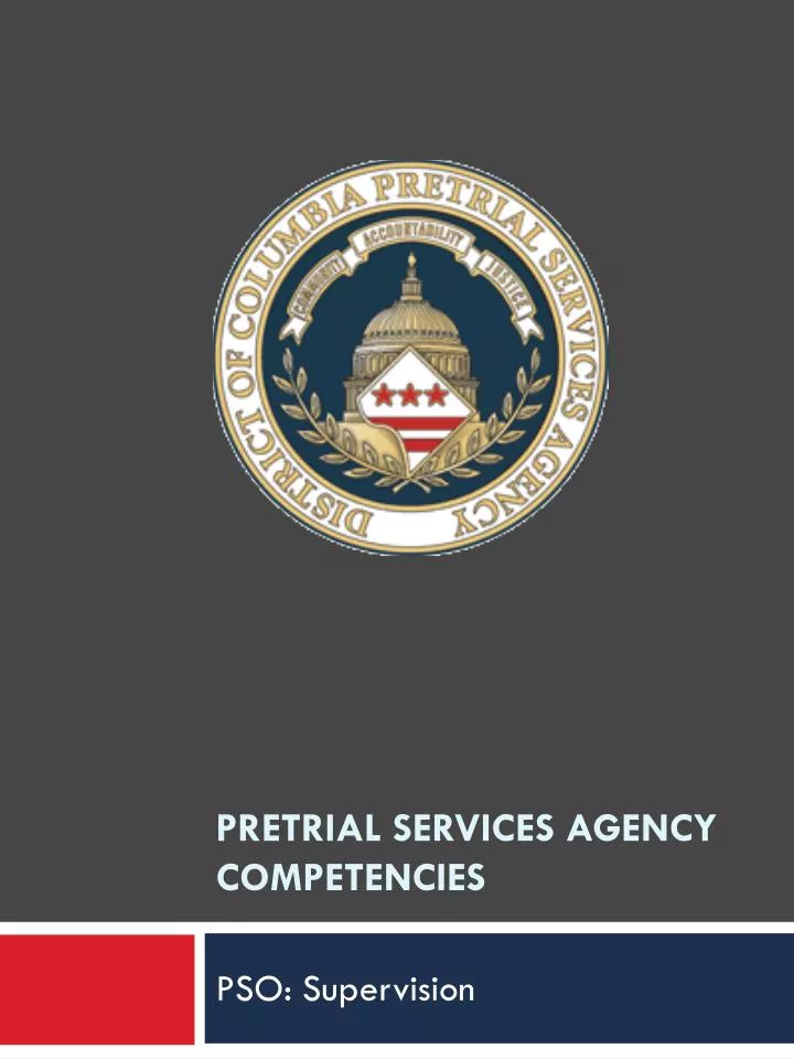 pretrial services agency competencies