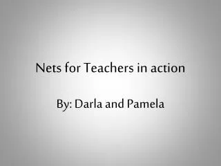 Nets for Teachers in action