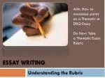 Essay Writing - slide 1