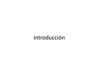 introducci n