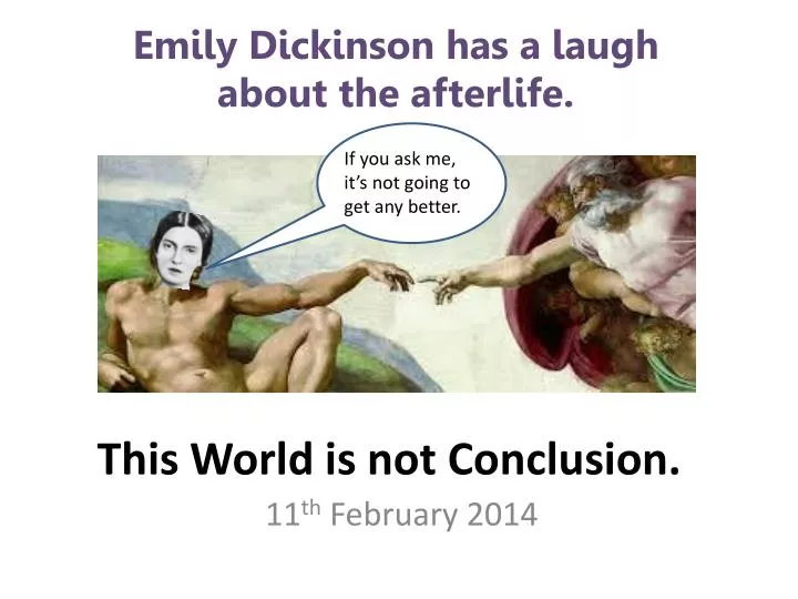 this world is not conclusion