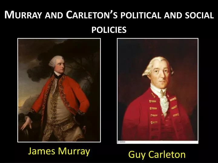 murray and carleton s political and social policies