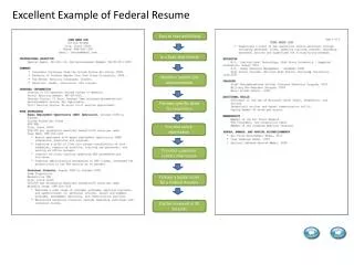 Excellent Example of Federal Resume