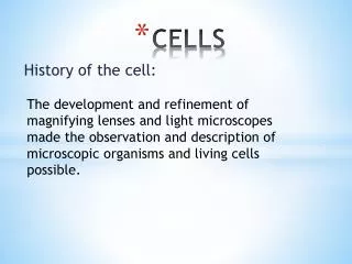 CELLS